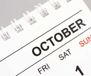 Calendario Octubre 2023 - Chile