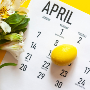 Calendario de Abril 2025 en México