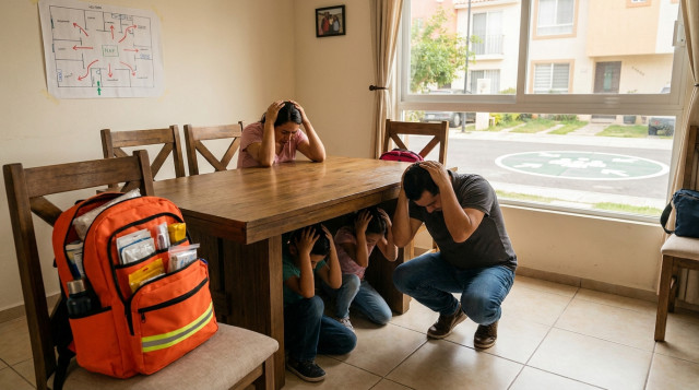 Guía para actuar ante un sismo en México y las recomendaciones de protección civil para elaborar un plan familiar