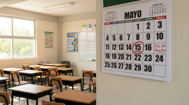 Calendario SEP: ¿Habrá megapuente por el Día del Maestro este 15 de mayo de 2026 en México?