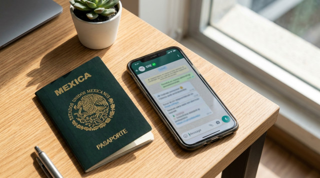 Pasaporte Mexicano 2026: Nuevos costos, requisitos y cómo agendar tu cita por WhatsApp paso a paso