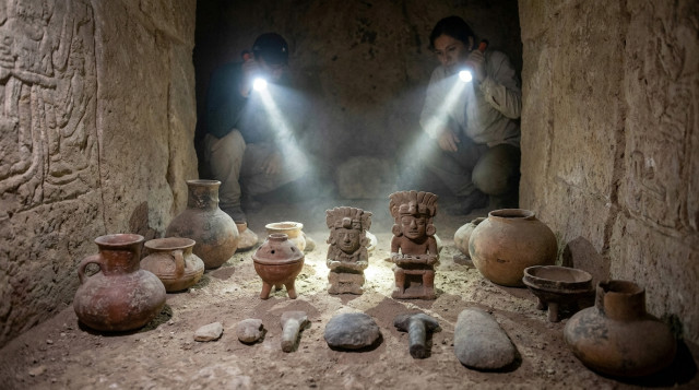 INAH descubre una nueva cámara subterránea en Chichén Itzá con ofrendas intactas