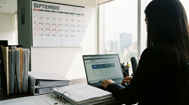 Calendario fiscal del SAT en septiembre: fechas límite para presentar declaraciones mensuales