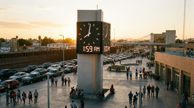 Horario estacional en la frontera norte: Cuándo cambia la hora en los municipios fronterizos de México