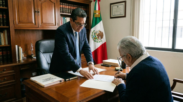 persona firmando documento notarial del testamento con asesoría jurídica en despacho mexicano